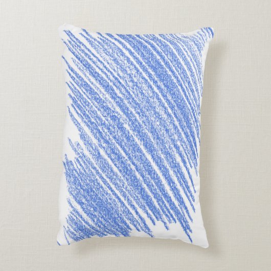 色付き鉛筆のスクラッチをハッチングする アクセントクッション (裏面(縦))