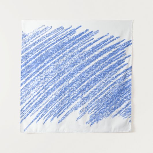 色付き鉛筆のスクラッチをハッチングする タペストリー (正面)