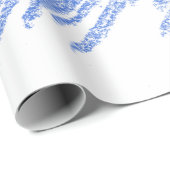 色付き鉛筆のスクラッチをハッチングする ラッピングペーパー (ロールコーナー)