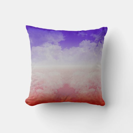 色付き雲3 クッション (正面)