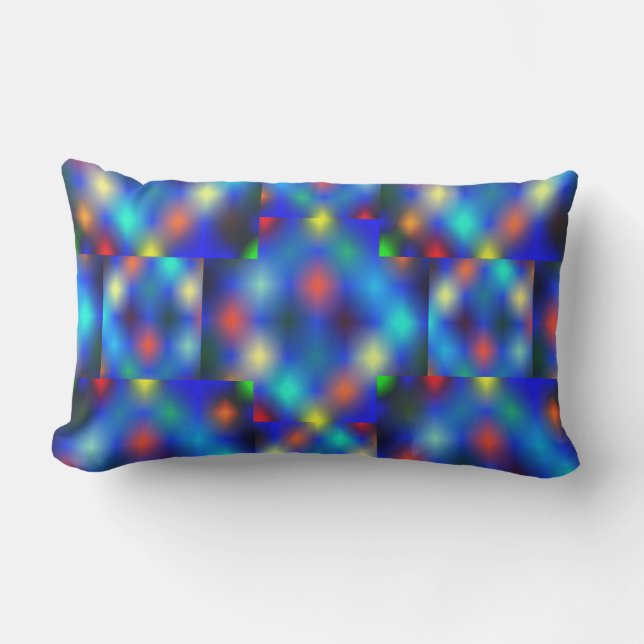 色付き、イメージは青い上のフラップの浮きをシミュレート アウトドアクッション (正面)