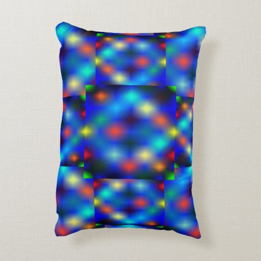 色付き、イメージは青い上のフラップの浮きをシミュレート アクセントクッション (裏面(縦))