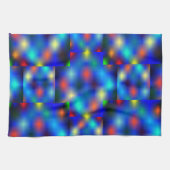 色付き、イメージは青い上のフラップの浮きをシミュレート キッチンタオル (横)