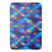 色付き、イメージは青い上のフラップの浮きをシミュレート バスマット (正面縦)