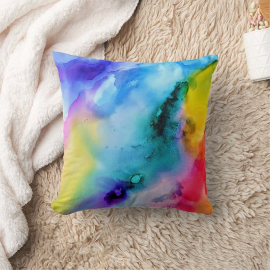 色付き クッション (ブランケット)