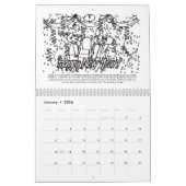 色付けカレンダー カレンダー (1月 2026)