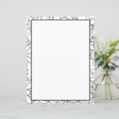 色付けページフローラ両面ステーショナリーシート (スタンド正面)