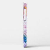 色付数々のきスクラッチ抽象芸術絵画の Case-Mate iPhoneケース (裏面 / 左)