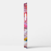 色付数々のきスクラッチ抽象芸術絵画の Case-Mate iPhoneケース (裏面 / 右)