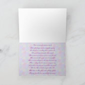 色付数々のきバレンタインハートグリーティングカード シーズンカード (内部)