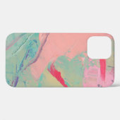 色付数々のき油絵を描のテクスチャ抽象芸術芸術の背景 Case-Mate iPhoneケース (裏面 (横))