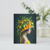 色入りエキゾチック柑橘類鮮やか冠 シーズンポストカード (スタンド正面)