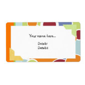 色円名ラベル ラベル (正面)