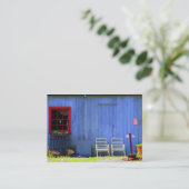 色写真撮影の名刺 名刺 (スタンド正面)