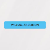 色分けされたキッズ防水名 ラベル (デザイン1)