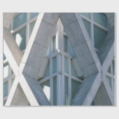 色分けされた抽象芸術イラストレーション ラッピングペーパー (フラット)