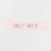 色分けされた美的子供の防水名ラベル ラベル (デザイン1)