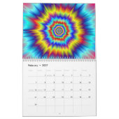色分解カレンダー カレンダー (2月 2027)