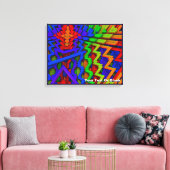 色分解 キャンバスプリント (インサイチュ (リビング))