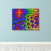色分解 キャンバスプリント (インサイチュ (ウッドフロア))