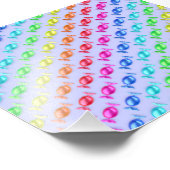 色包まれた付き違う菓子 フォトプリント            (角)