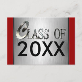 色及び年の卒業のパーティの招待状を加えて下さい 招待状