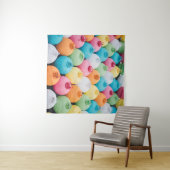 色合いのスカイランタンロット タペストリー (インサイチュ(横))