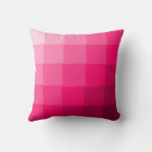 色合いの明るい赤紫色枕 クッション (裏面)