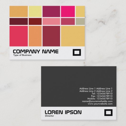 色合成 名刺 (正面/裏面)