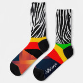 色味覚パーソナライズされた幾何学者 ソックス (左)