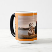 色変更写真マグ(写真/2行付き) モーフィングマグカップ (正面左)