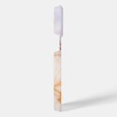 色大理石パターンの個人用設定 iPhoneケース (右側面)