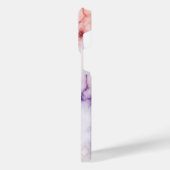 色大理石パターンの個人用設定 iPhoneケース (左側面)