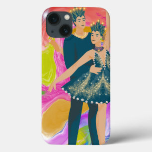 色威厳のあるの踊り iPhone 13ケース