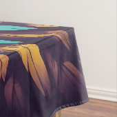 色威厳のある付きの鮮やか鷲 テーブルクロス (インサイチュ)