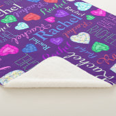 色宝石数々の名前をカスタムするレイチェル シェルパブランケット (3/4)