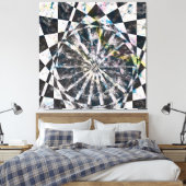 色引き伸ばしキャンバス印刷のスプラッシュ キャンバスプリント (インサイチュ (寝室))