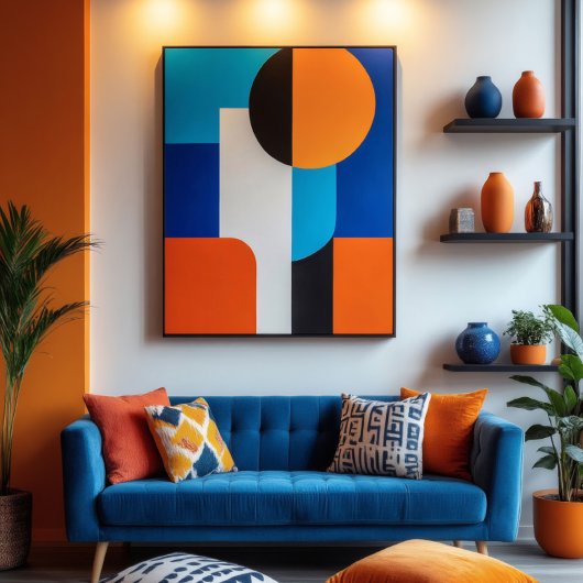 色彩のバランス キャンバスプリント