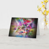 "色彩の乱用" カード (黄色い花)