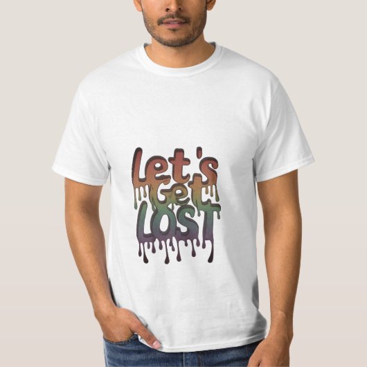 色彩の放浪: 迷っちゃおうTシャツ Tシャツ (正面)