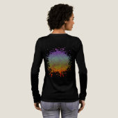 色彩の残響 トライブレンドTシャツ (背面全体)