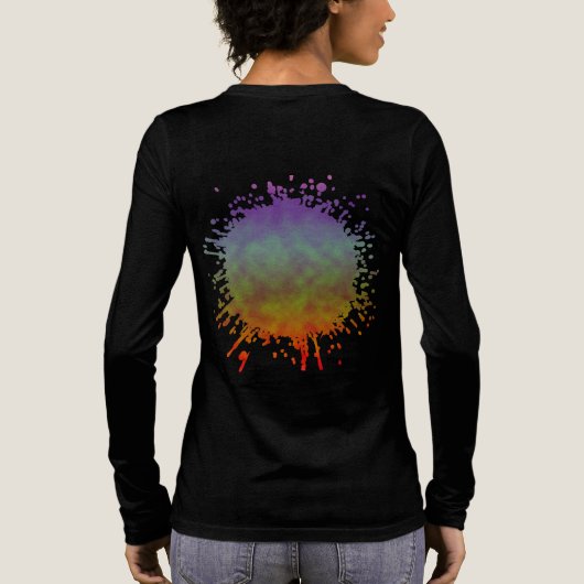 色彩の残響 トライブレンドTシャツ (背面)