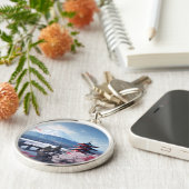 色彩の鮮やかさくらんぼの富士山 キーホルダー (側面)