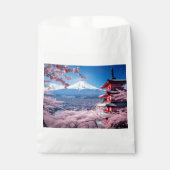 色彩の鮮やかさくらんぼの富士山 フェイバーバッグ (正面)