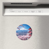 色彩の鮮やかさくらんぼの富士山 マグネット (インサイチュ (食洗機))