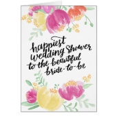 色彩の鮮やかで最も幸せなシャワー|のウェディングシャワー (正面)