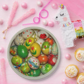 色彩の鮮やかなイースターエッグボールの使い捨て可能な紙皿 ペーパープレート (パーティー)