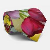 色彩の鮮やかなオランダのチューリップ ネクタイ (ロール)