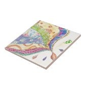 色彩の鮮やかなキルト タイル (側面)