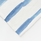 色彩の鮮やかなストライプのカスタマイズ可能な毛布 フリースブランケット (角)